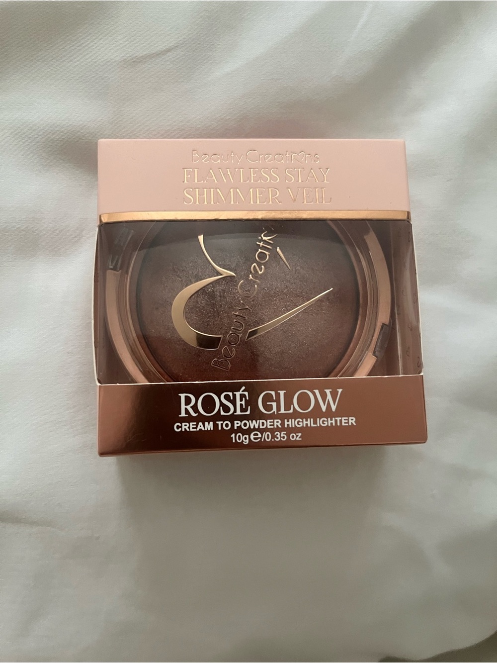 Beauty Creations Rosé Glow Highlighter - Rose & Gold Shimmer